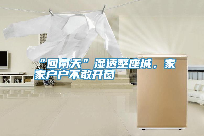 “回南天”湿透整座城，家家户户不敢开窗