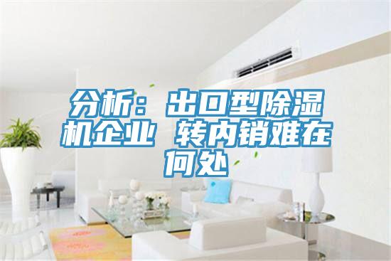 分析：出口型抖音成人版下载企业 转内销难在何处