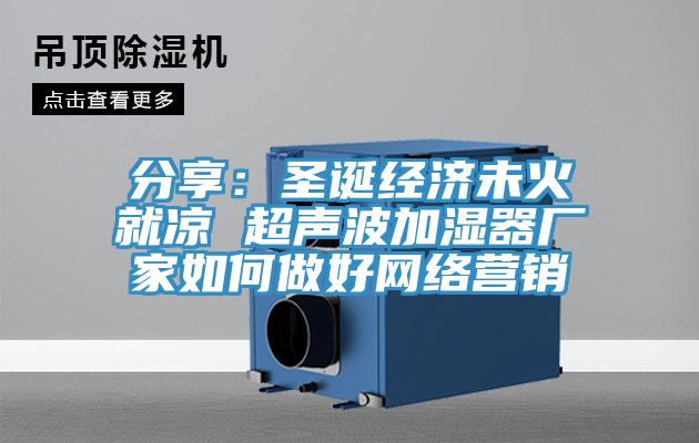 分享：圣诞经济未火就凉 超声波加湿器厂家如何做好网络营销