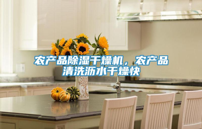 农产品除湿干燥机，农产品清洗沥水干燥快