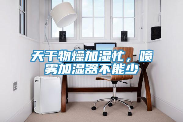 天干物燥加湿忙，喷雾加湿器不能少