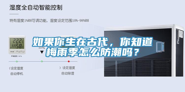 如果你生在古代，你知道梅雨季怎么防潮吗？