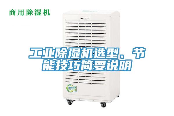 工业抖音成人版下载选型、节能技巧简要说明