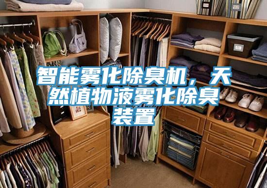 智能雾化除臭机，天然植物液雾化除臭装置