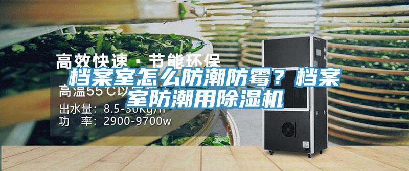 档案室怎么防潮防霉？档案室防潮用抖音成人版下载