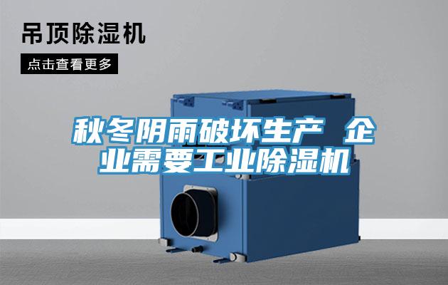 秋冬阴雨破坏生产 企业需要工业抖音成人版下载