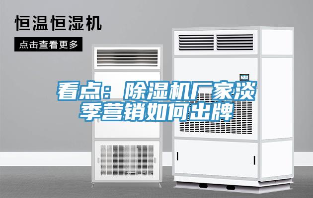 看点：抖音成人版下载厂家淡季营销如何出牌