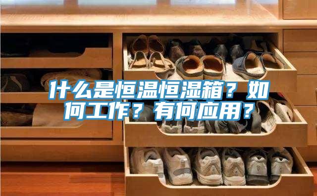 什么是恒温恒湿箱？如何工作？有何应用？