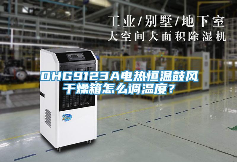 DHG9123A电热恒温鼓风干燥箱怎么调温度？