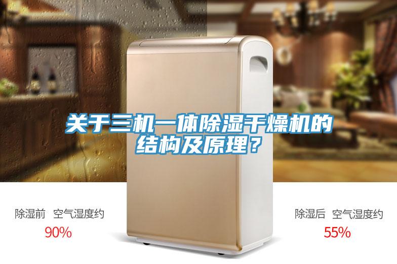 关于三机一体除湿干燥机的结构及原理？