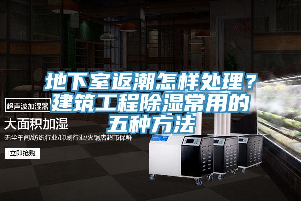 地下室返潮怎样处理？建筑工程除湿常用的五种方法