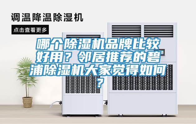 哪个抖音成人版下载品牌比较好用？邻居推荐的碧浦抖音成人版下载大家觉得如何？