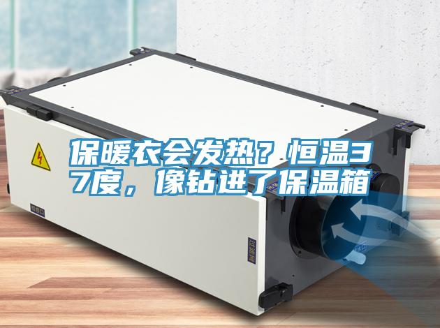 保暖衣会发热？恒温37度，像钻进了保温箱