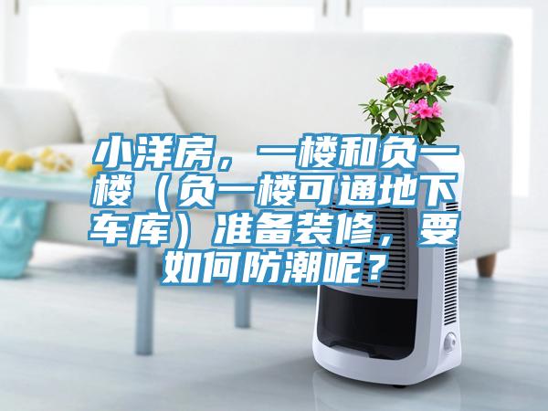 小洋房，一楼和负一楼（负一楼可通地下车库）准备装修，要如何防潮呢？