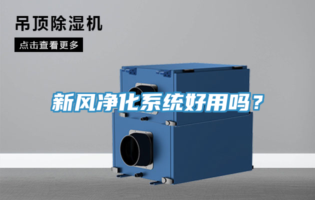 新风净化系统好用吗？