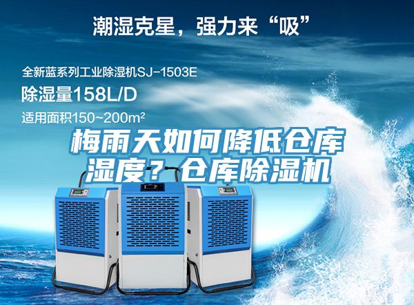 梅雨天如何降低仓库湿度？仓库抖音成人版下载