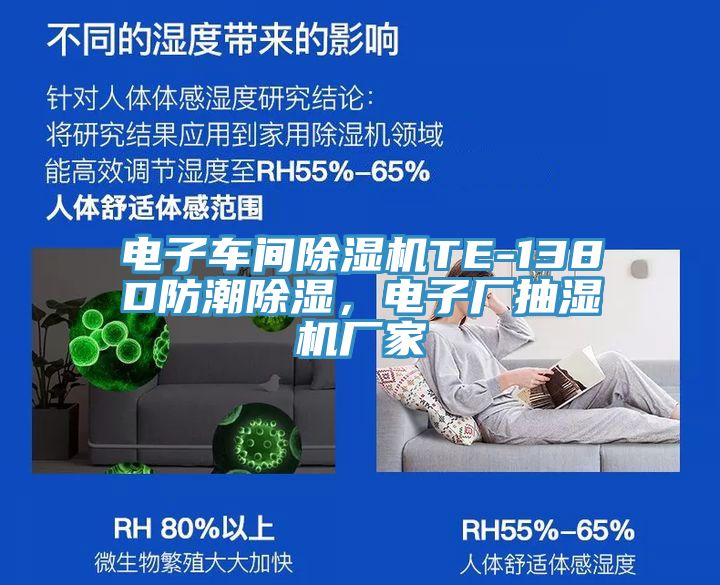 电子车间抖音成人版下载TE-138D防潮除湿，电子厂抽湿机厂家