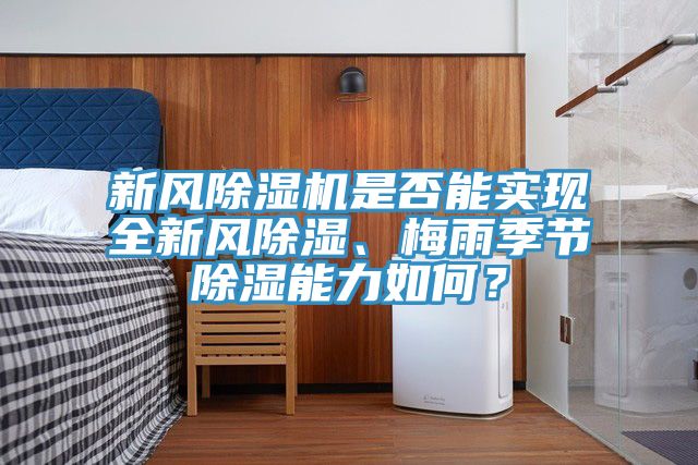 新风抖音成人版下载是否能实现全新风除湿、梅雨季节除湿能力如何？