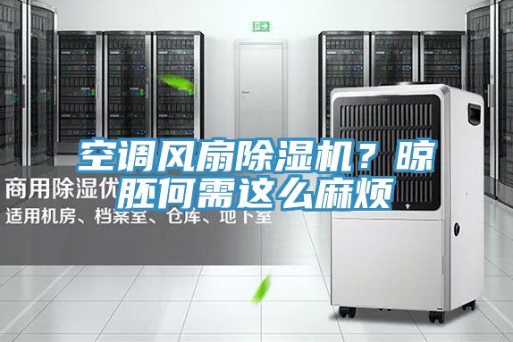 空调风扇抖音成人版下载？晾胚何需这么麻烦