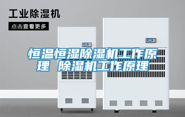 恒温恒湿抖音成人版下载工作原理 抖音成人版下载工作原理