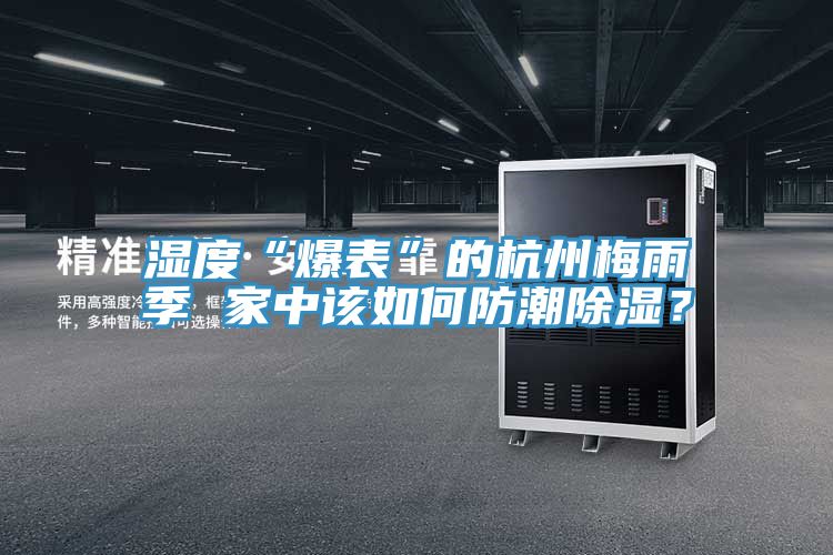 湿度“爆表”的杭州梅雨季 家中该如何防潮除湿？